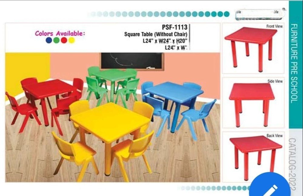 Square Plastic Table