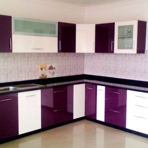 Modern White PVC Kitchen Furniture