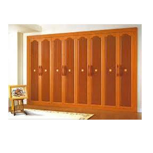 Brown PVC Wardrobe, Shape: Hyrazal