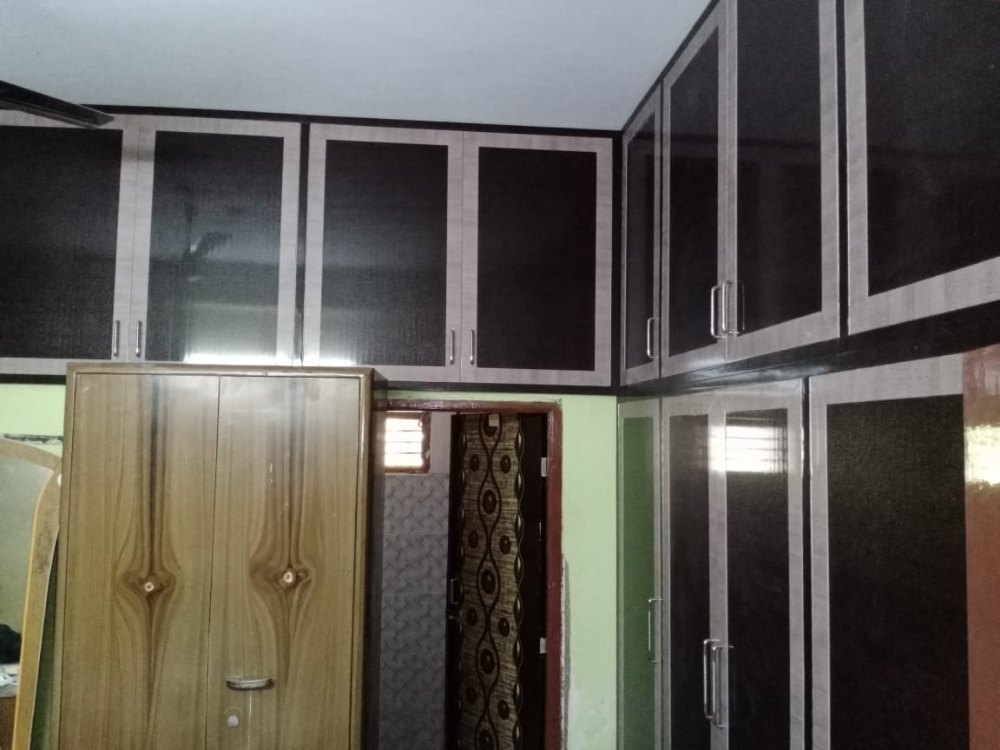 Wooden 2 Doors Bedroom Wardrobe, With Locker
