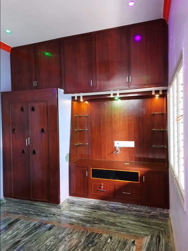 Classic Pooja Room Cupboard Designing Service, For Home
