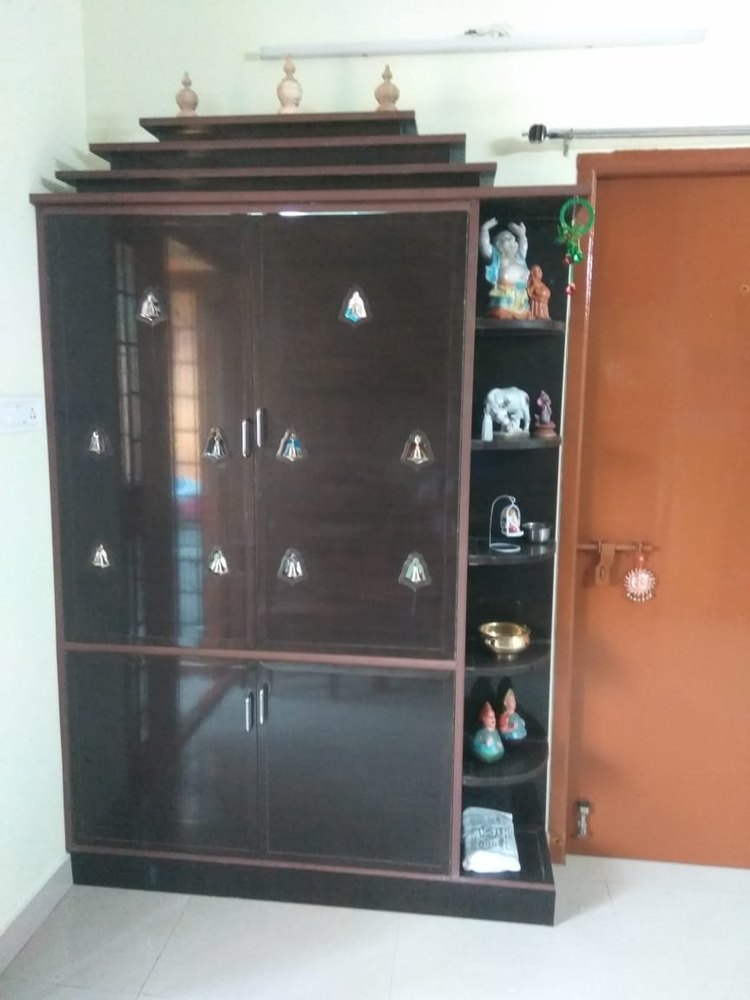 Hinged PVC Pooja Cupboard