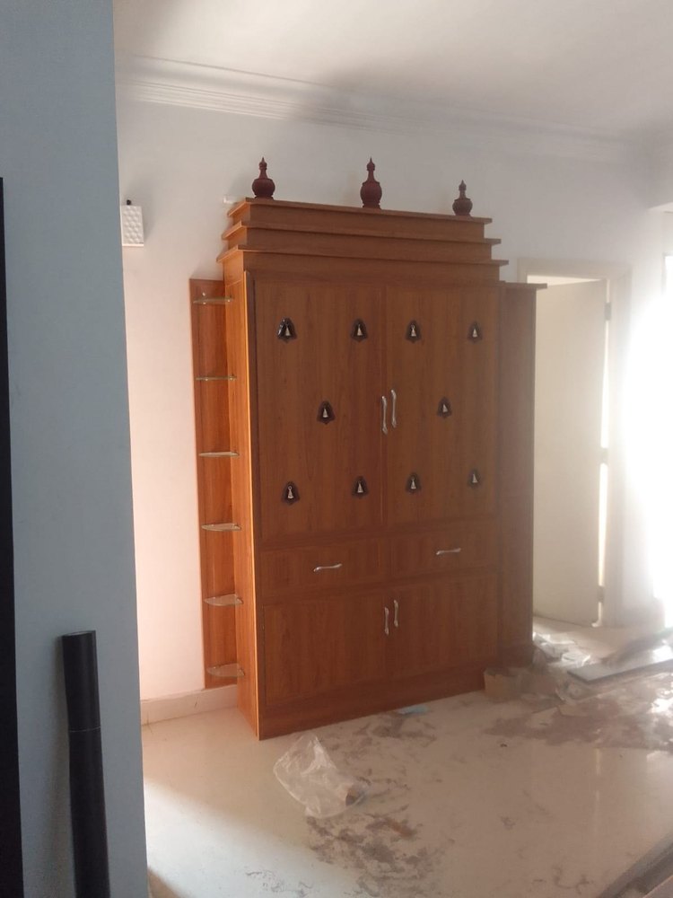 Hinged PVC Pooja Cupboard