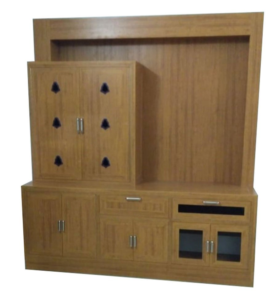 Hinged PVC Pooja & TV Cabinet