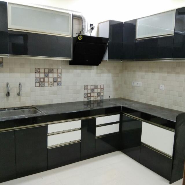 Plywood Wooden PVC Modular Kitchen Cabinet