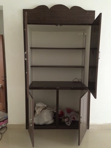Brown Rectangular PVC Cupboard