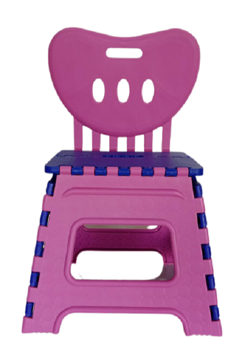 Plastic Folding Stool 12 Inch Baby Chair, Without Armrest