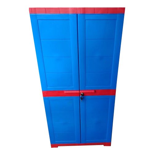 Reyo Red, Blue Kids Plastic Almirah