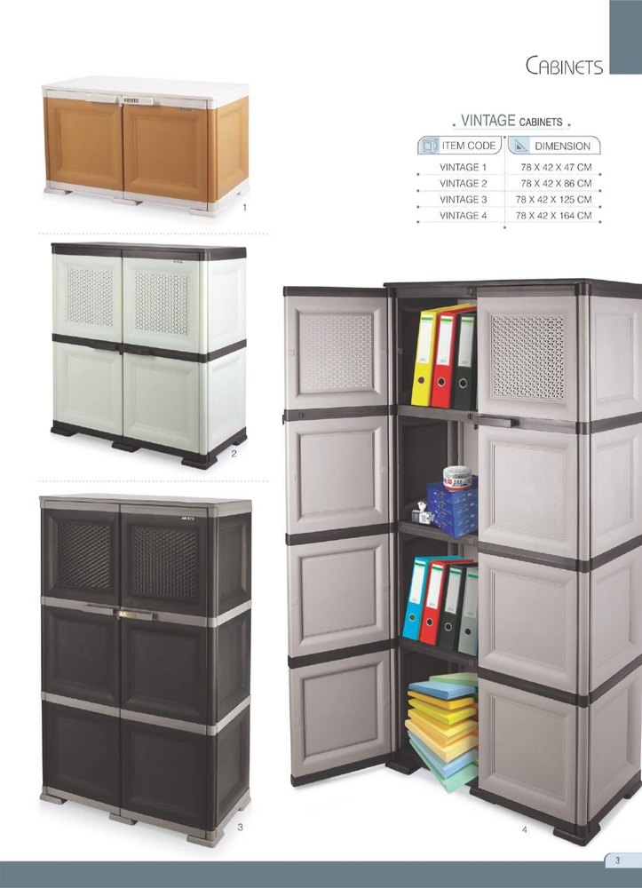 plastic Vintage Cabinet, For multipurpose