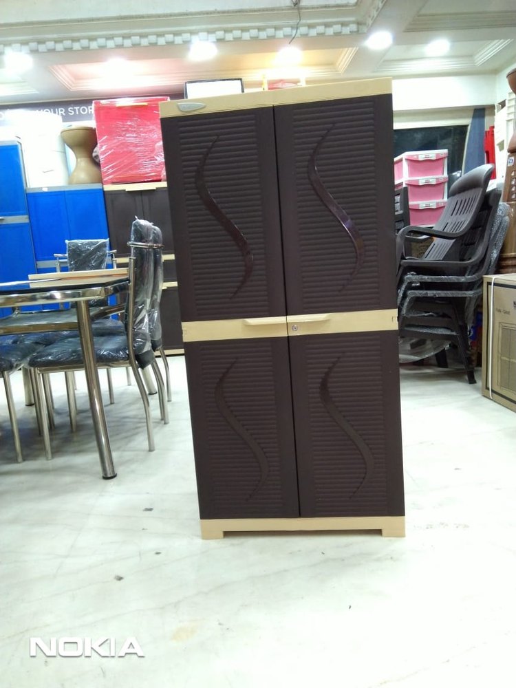 Plastic Brown Nilkamal Fmm Style Cupboard, For Home