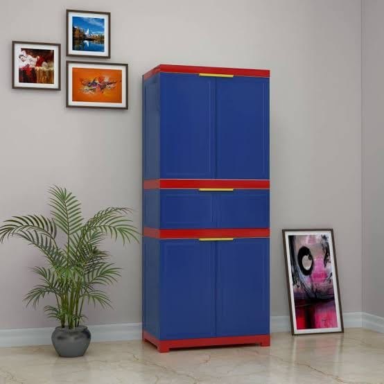 145 Cm Nilkamal FMDR 1C Plastic Storage Cupboard