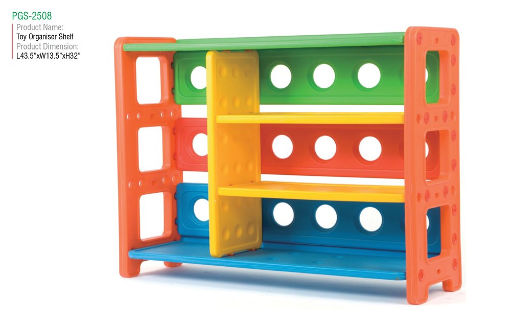 Playgro plastic shelves, 3, Size: L 43.5 X W 13.5 X H 32