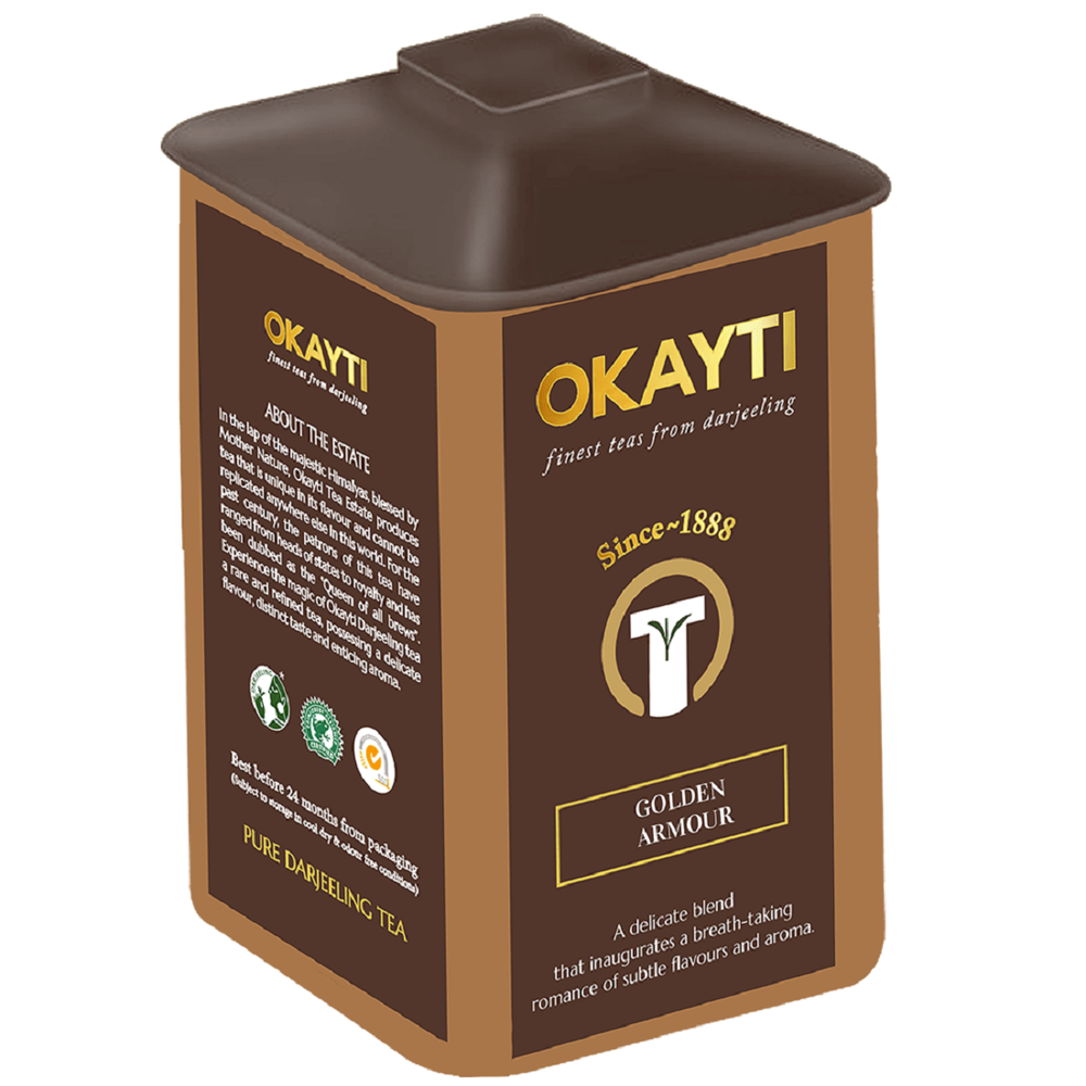 Okayti Golden Armour Treasure Gold Darjeeling Organic Golden Tips Black Tea