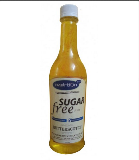 Newtriplus Sugar Free Butterscotch Syrup - 500ml