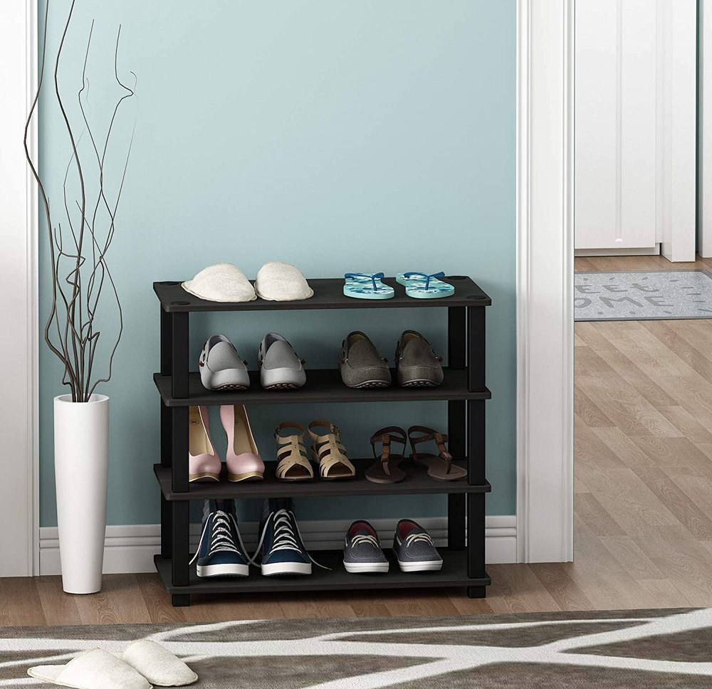 Wooden Shoe Rack, 12 Pairs