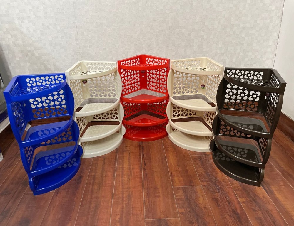 Plastic Bathroom Corner Rack Fresh