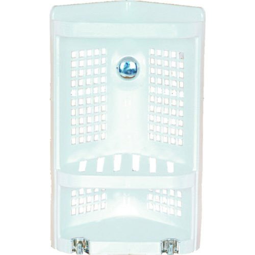 12.5 inch White Plastic Corner Rack