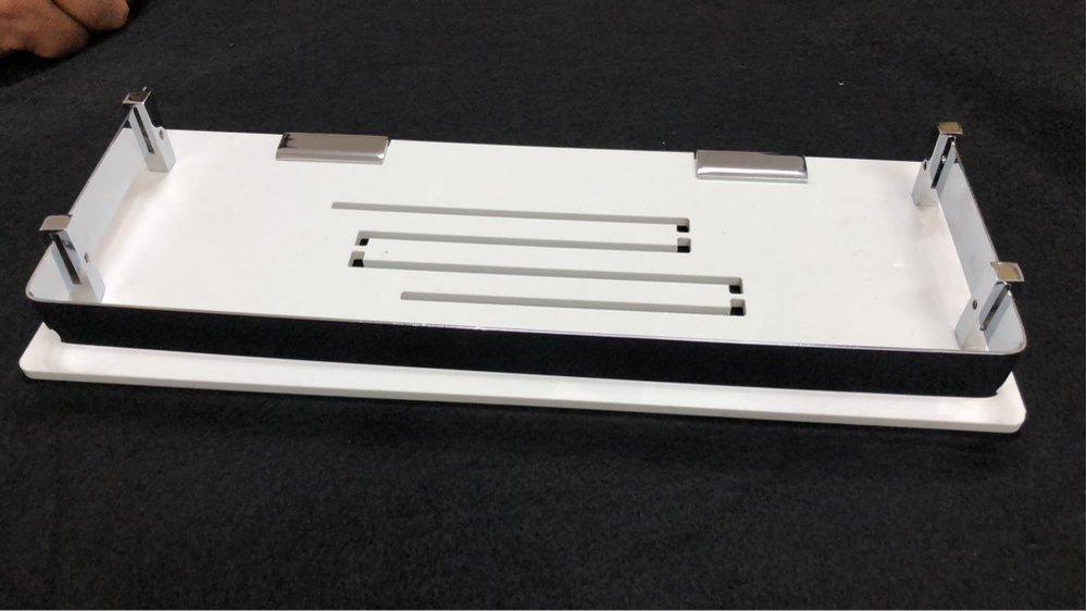 SANOFY White Acrylic Bathroom Shelves, For Home, Size: 6 By 15