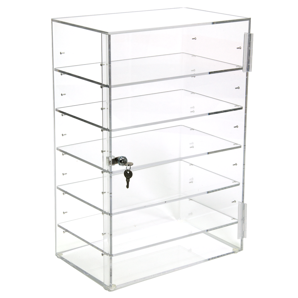 Stand Rectangular Acrylic Cabinet, Pre Assembled