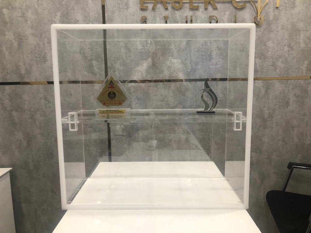 Square Transparent Acrylic Cabinet Box