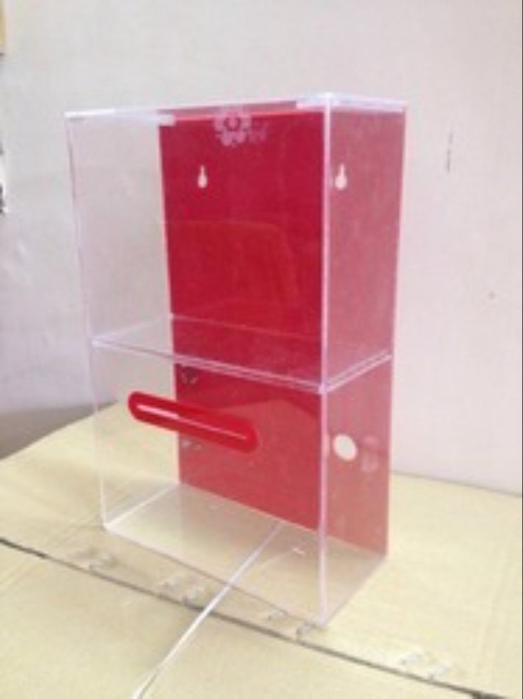 Reactangular Acrylic Charity Box, For Ngo