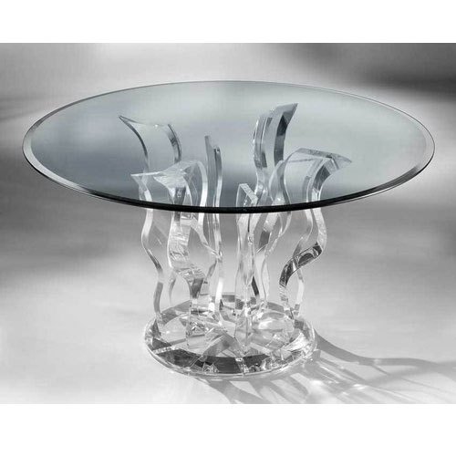 Powder Coated Acrylic Center Table