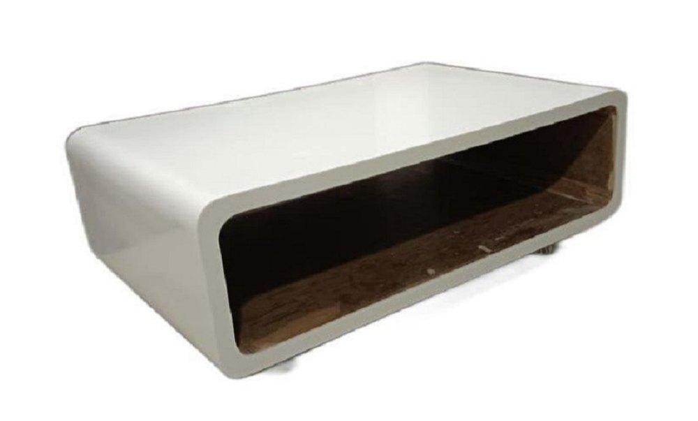 White Corian Acrylic Sofa Center Table