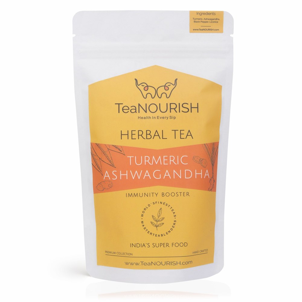 Teanourish Turmeric Ashwagandha Herbal Tea