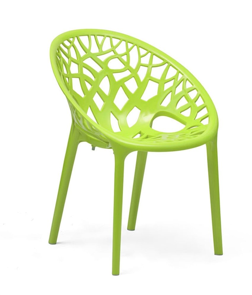 Nilkamal Armless Crystal Plastic Chair, Without Armrest