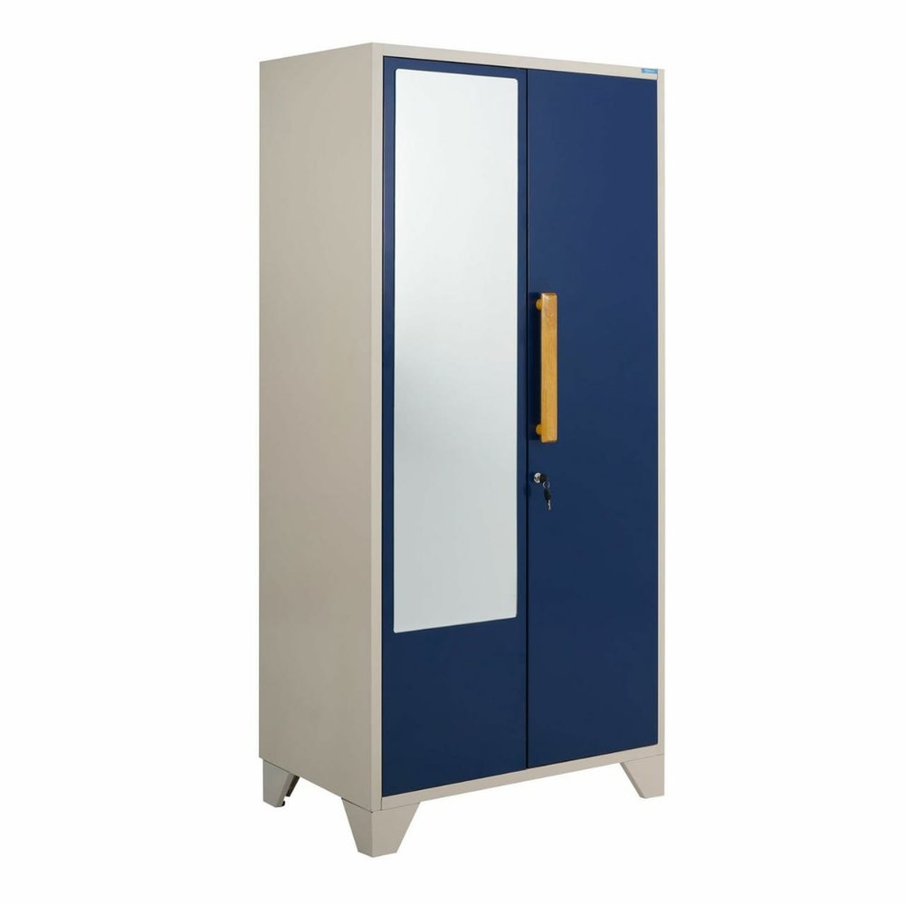 Steel 2 Doors Nilkamal Metal Cupboard, With Locker
