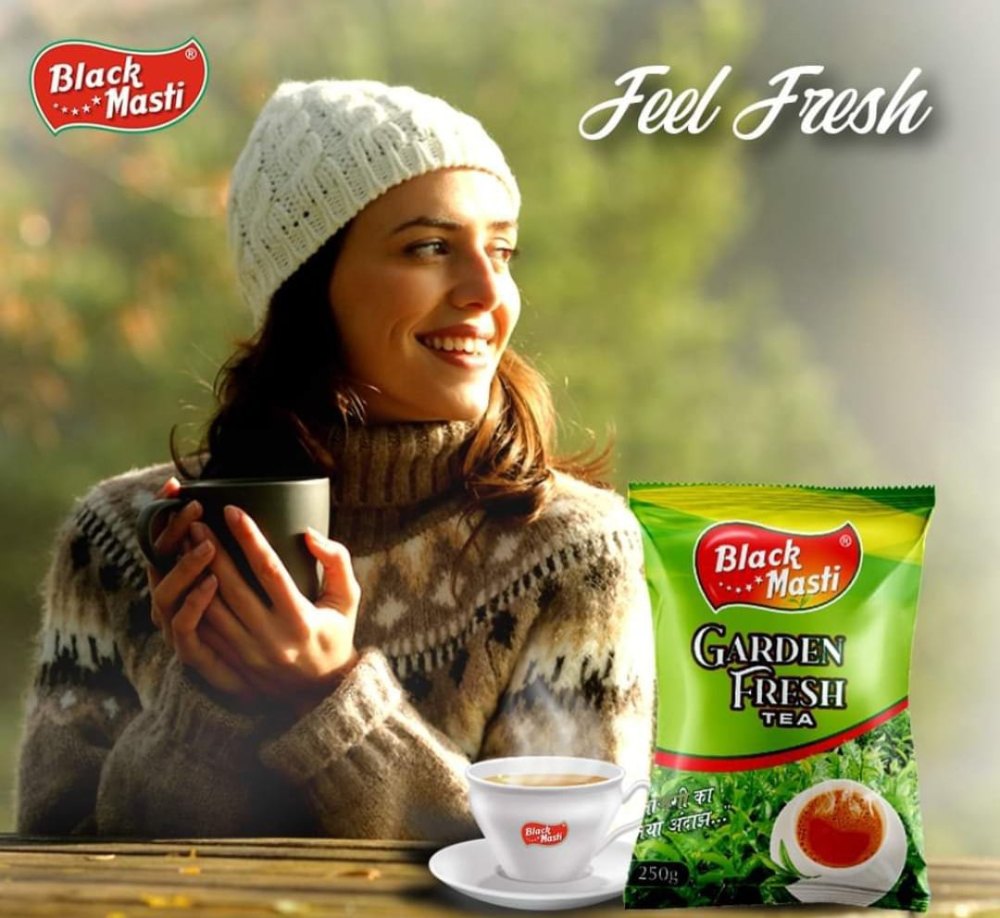 Blended Black Garden Fresh Tea, packet, 250 gm