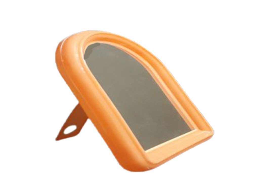 Semi Round Plastic Frame Mirror