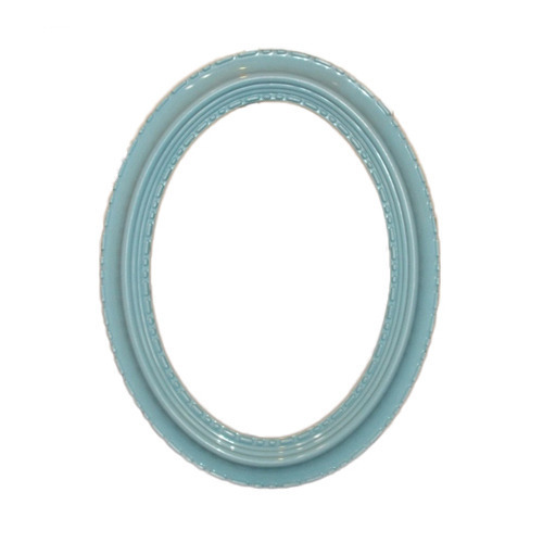Blue Oval Glass Mirror Frame, Size: 18 X 24 Inch, 16 X 20 Inch