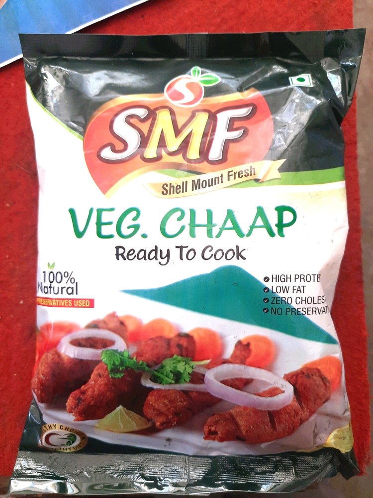 SMF Deep Fry Frozen Soya Chaap, Packaging Type: 500gm