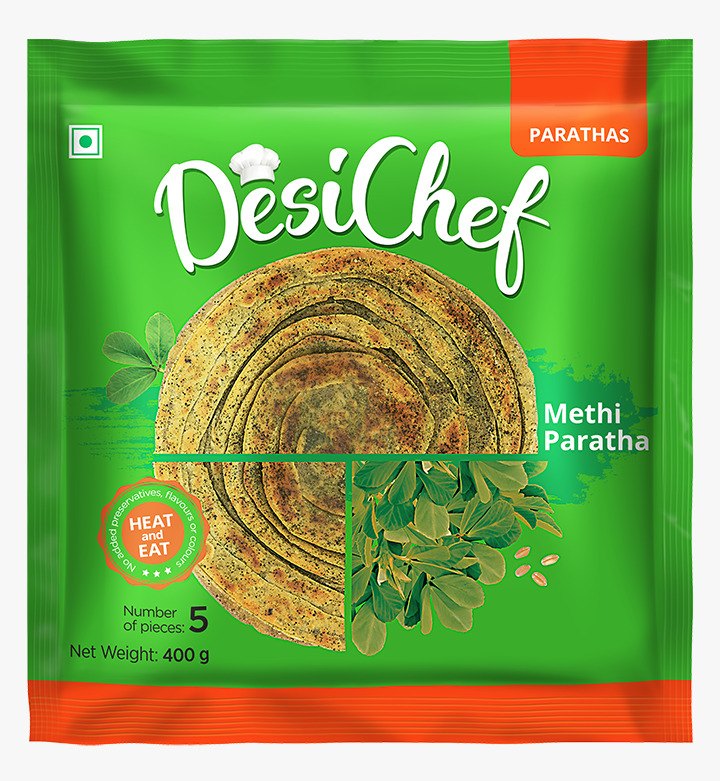DesiChef Methi Paratha