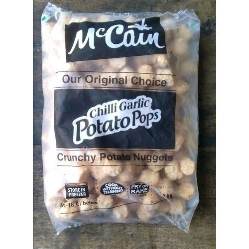 McCain Frozen Chilli Garlic Potato Pops, Packaging Type: Vacuum Pack