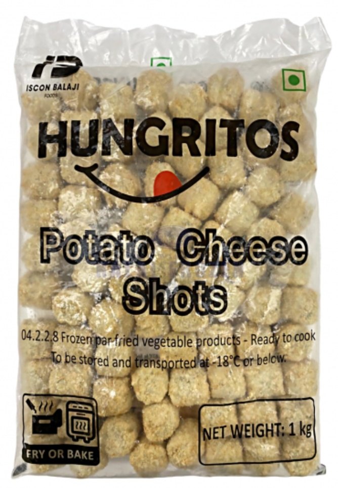 Cheesy Hungritos Potato Cheese Balls Shots, 1kg, Packaging Type: Packet