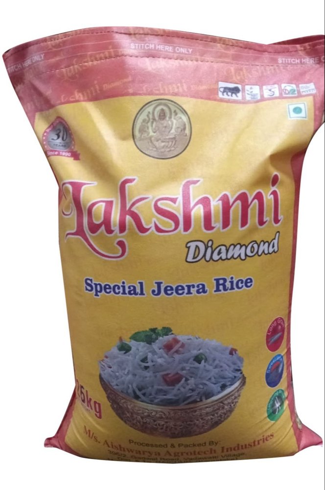 Lakshmi Diamond Special Jeera Rice, 25kg, Packaging Type: Bag