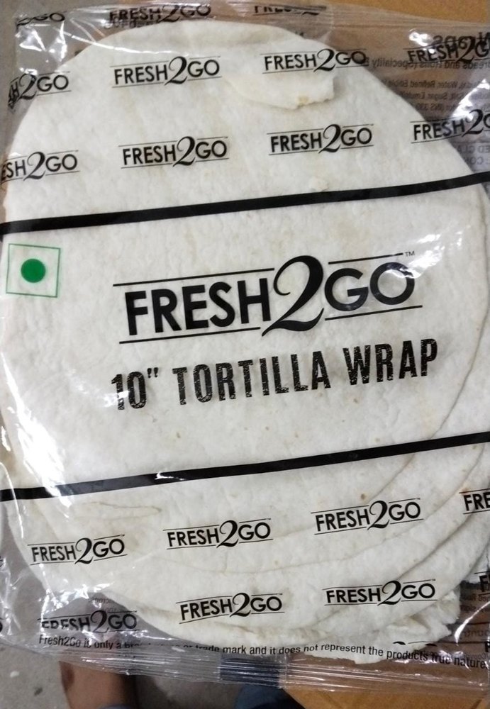 Cheese Maida Fresh 2 Go Tortilla Wrap, Packaging Type: Packet, Size: 10inch