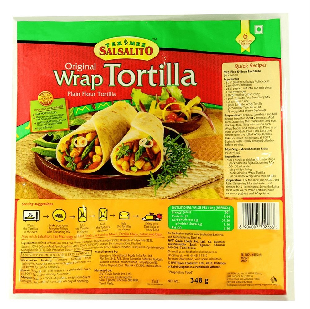 Salsalito Tortilla Wrap