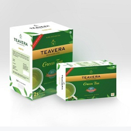 Teavera Green Tea Sachet Box, Granules