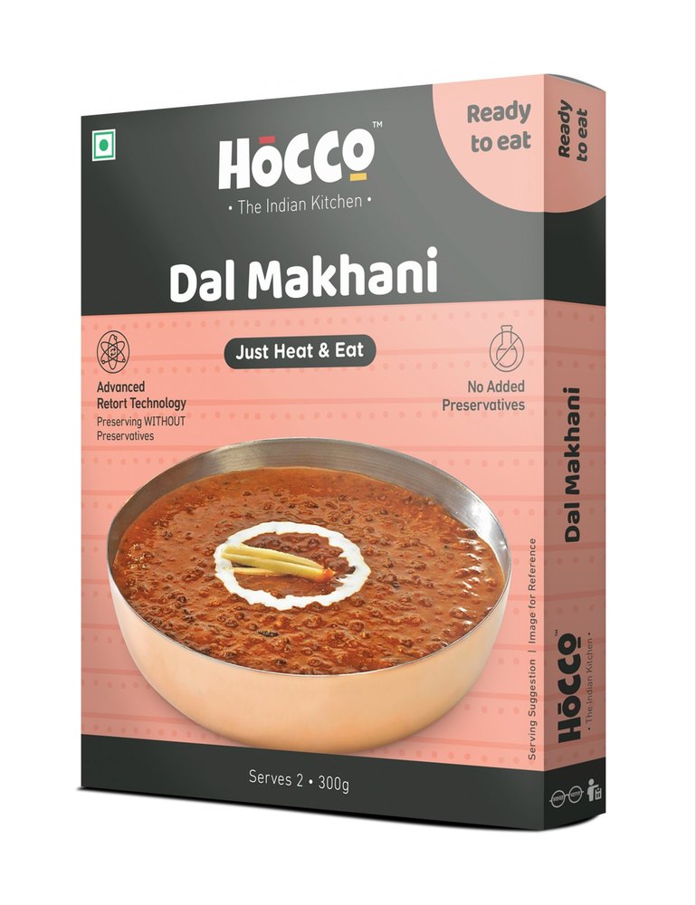 Hocco Dal Makhani Ready To Eat Food, 300g, Packaging Type: Packet
