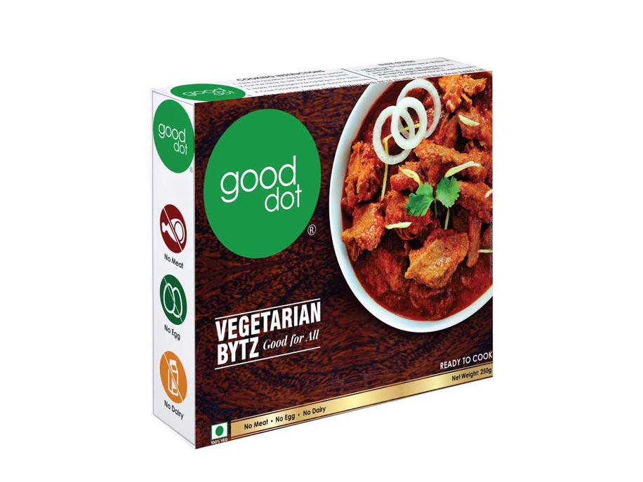 Vegetarian Food (Vegitarian bytz), 250gm, Packaging Type: Packet