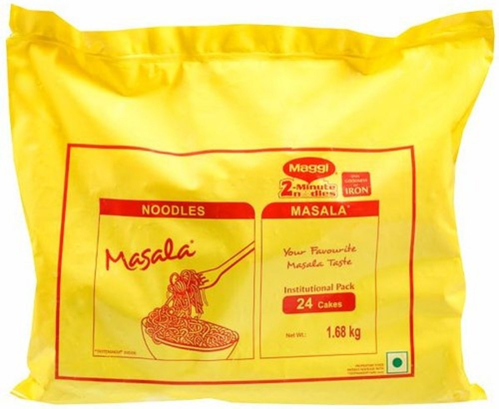 Masala 24 Cakes Bulk Maggi Noodles, Packaging Size: 1.68 Kg