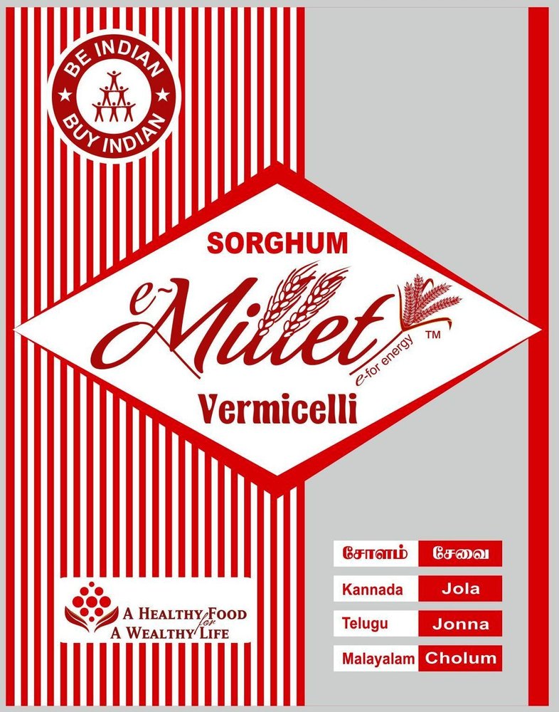 e-Millet Veg Jower Vermicelli, For Ready To Cook, Packaging Size: 180g