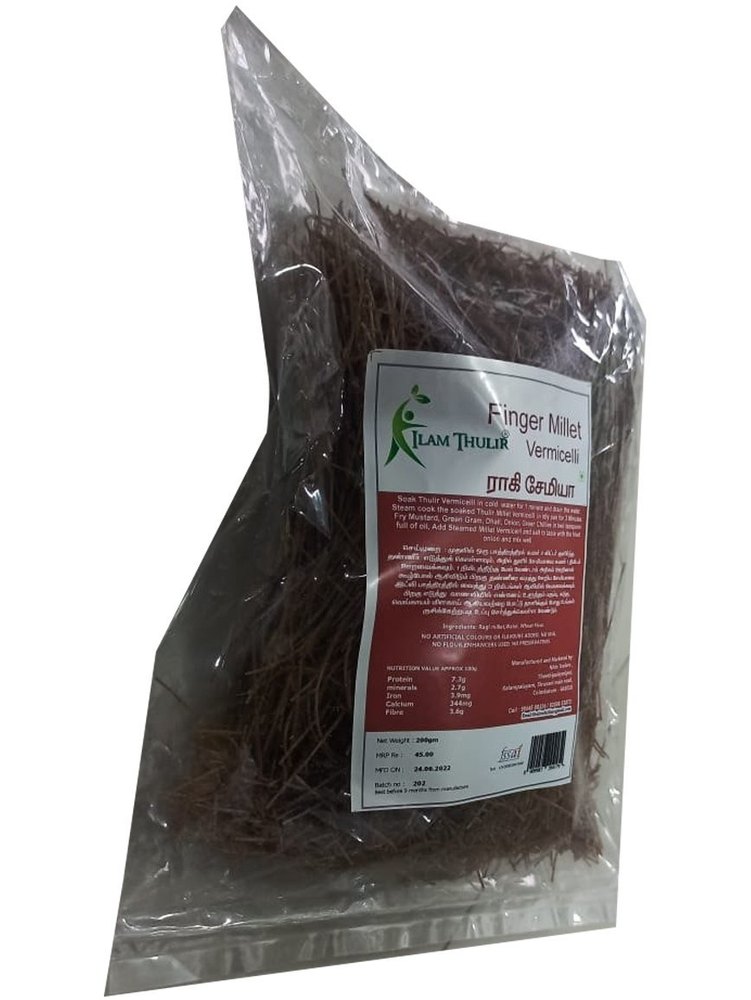Wheat Flour Ilam Thulir Finger Millet Vermicelli, Packaging Size: 200 Gm