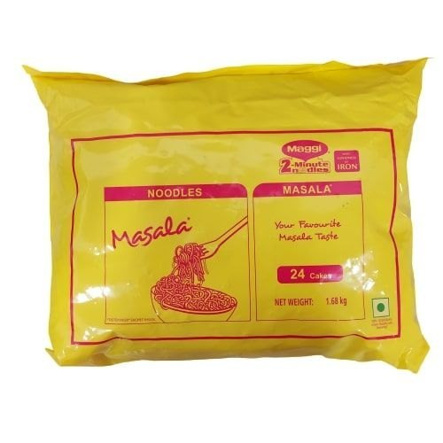 Masala Maggi 2 Minutes Noodles, 1.68kg (24 Cakes), Packaging Size: 1.6 Kg