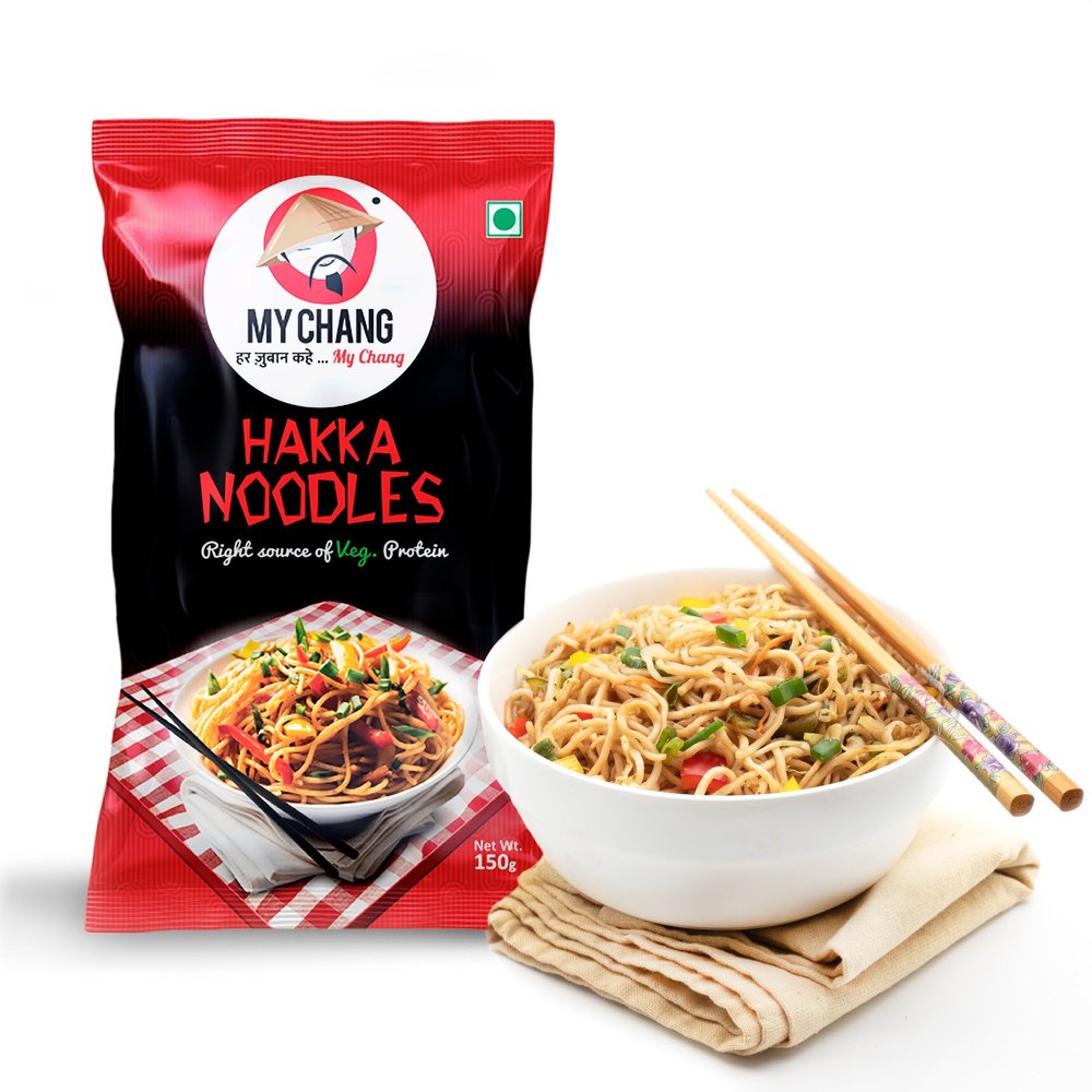 Iodised Salt Mychang Hakka Noodles, Packaging Size: 150g