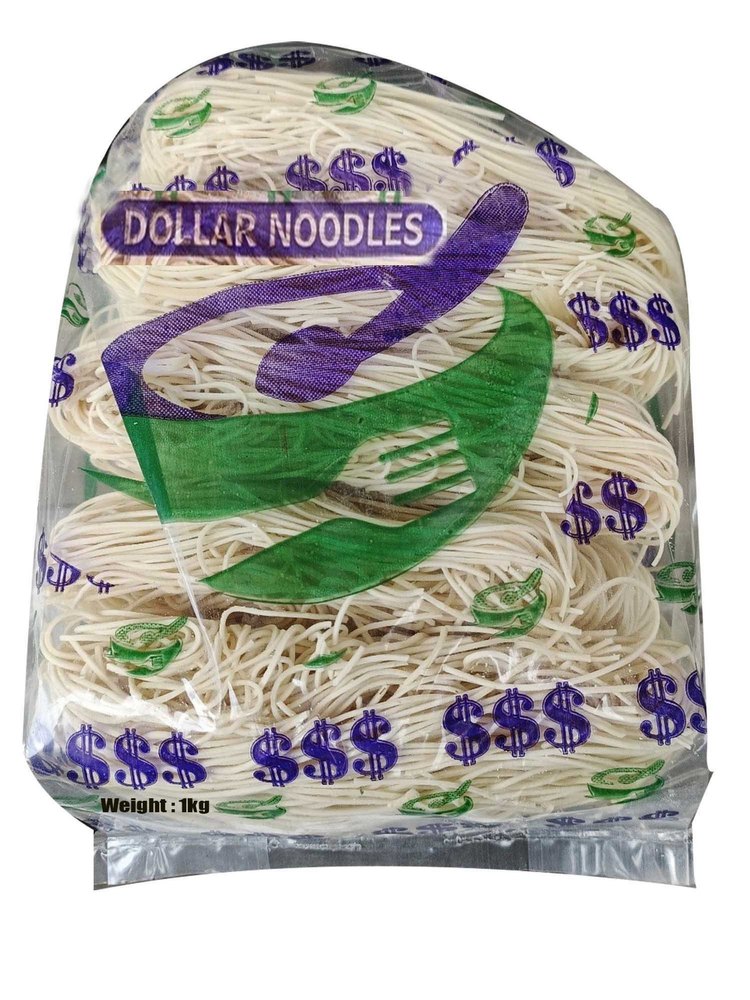 Refined Wheat Flour Veg Dollar Hakka Noodles, Packaging Size: 1Kg