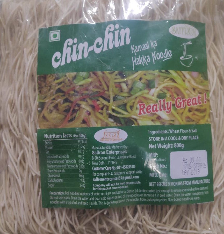 Chin Chin Hakka Noodle, Packaging Size: 800 G